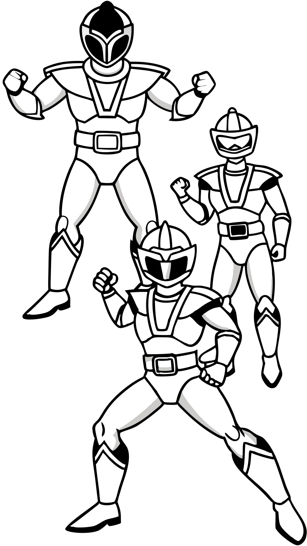 páginas para colorear de Power Ranger gratis